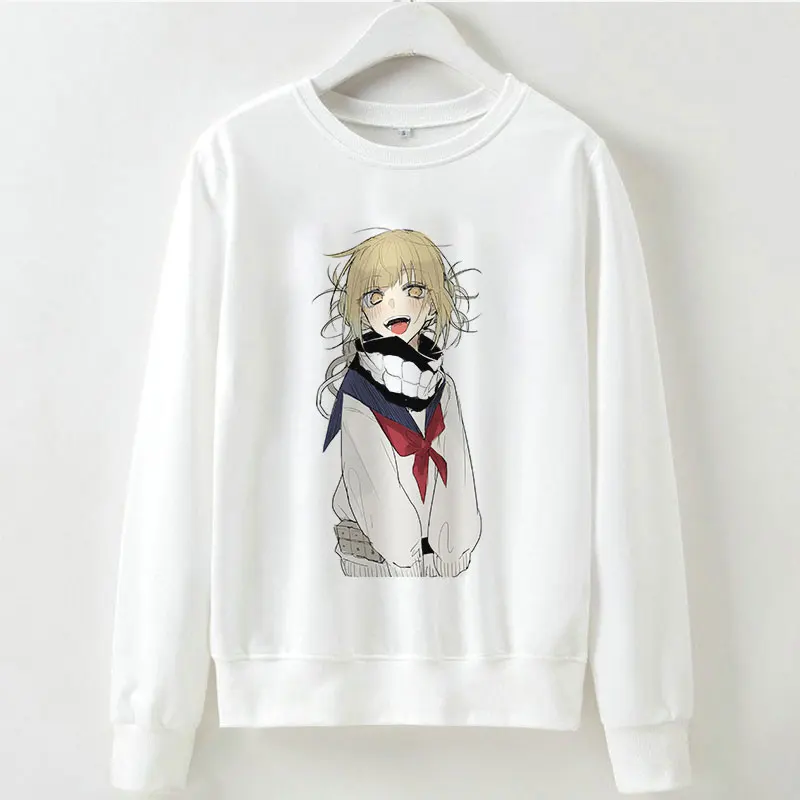Toga Himiko толстовки Толстовка Осень Зима My Hero Academy аниме с длинными рукавами Kpop Vogue Harajuku Ahegao мультфильм печати женщин - Цвет: 2271