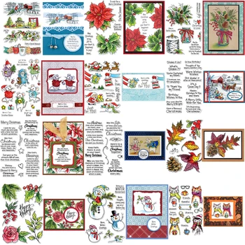 

Christmas Clear Stamps Transparent Clear Silicone Stamp/Seal for DIY Scrapbooking/photo album Decorative