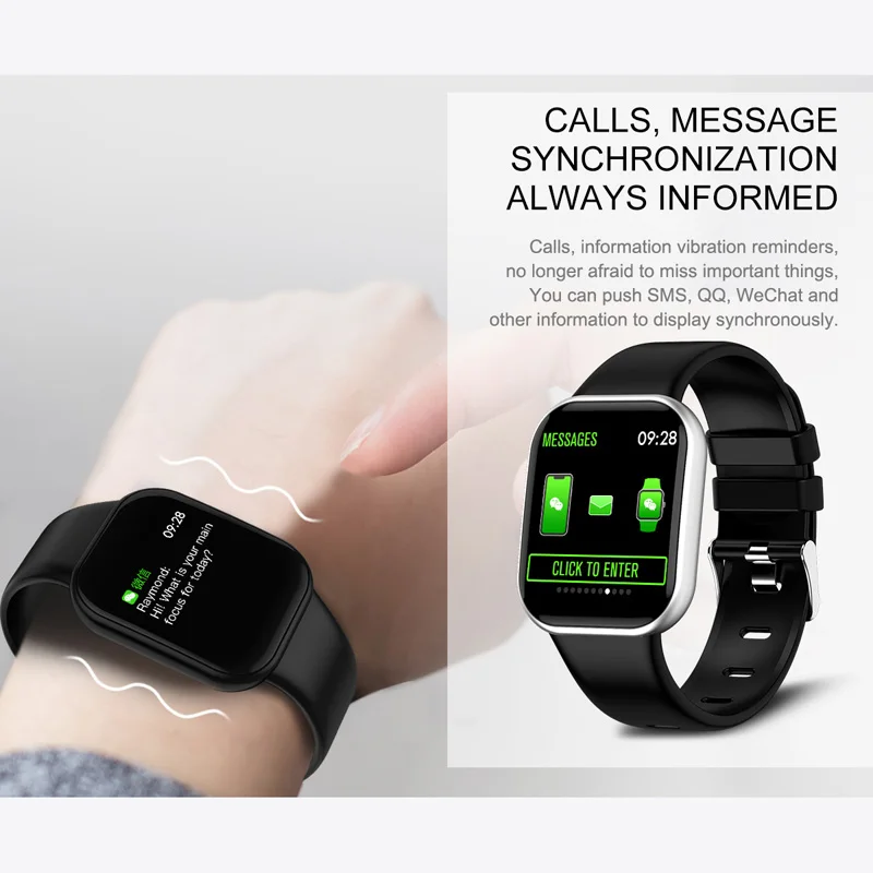 Спортивные умные часы X16 Heart Rate мужской женский браслет кровяное давление фитнес-трекер Водонепроницаемый Android IOS цветной музыкальный звонок