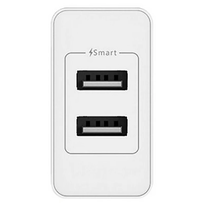 FFYY-Tracel зарядное устройство 5 В/4.8A Usb зарядное устройство 2 порта настенная Зарядка адаптер питания зарядное устройство для мобильного телефона для Iphone Ipad ноутбука(Eu