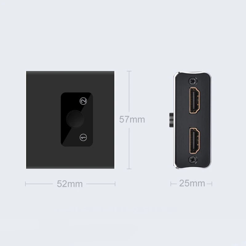 Hdmi сплиттер, Hdmi Switch-Ultra Hd 4K не требуется внешняя мощность 2 порта Hdmi Switcher для Fire Stick/Fire Tv/Roku Tv/Ps4 Pro