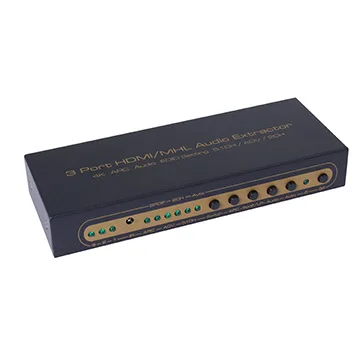 

3-Port HDMI Audio Extractor HDMI 3 in 1 out + Audio Separation 4K2K Best Seller