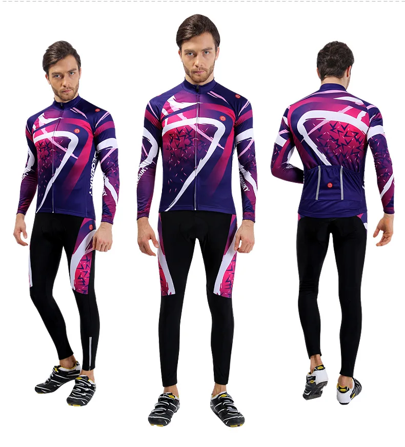 Одежда для велоспорта Pro Team, Мужская футболка с длинным рукавом, комплект спортивной одежды MTB, быстросохнущая Мужская одежда для шоссейного велосипеда, мужской костюм для верховой езды