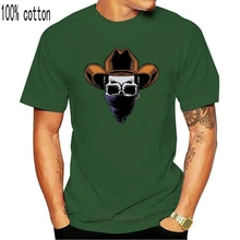 Skull Cowboy con un fazzoletto da uomo Tee-immagine di The-Shirt