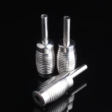 Высококачественная профессиональная рукоятка из нержавеющей стали 25 мм, самостоятельная задняя трубка, Задняя ручка татуировка, трубка с задней стволовой#117