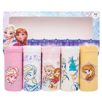 

Disney 5pcs/set Elsa Anna Princess Panties for Girls Cotton Underpants Briefs Girls Underpants Children Birthday Gift
