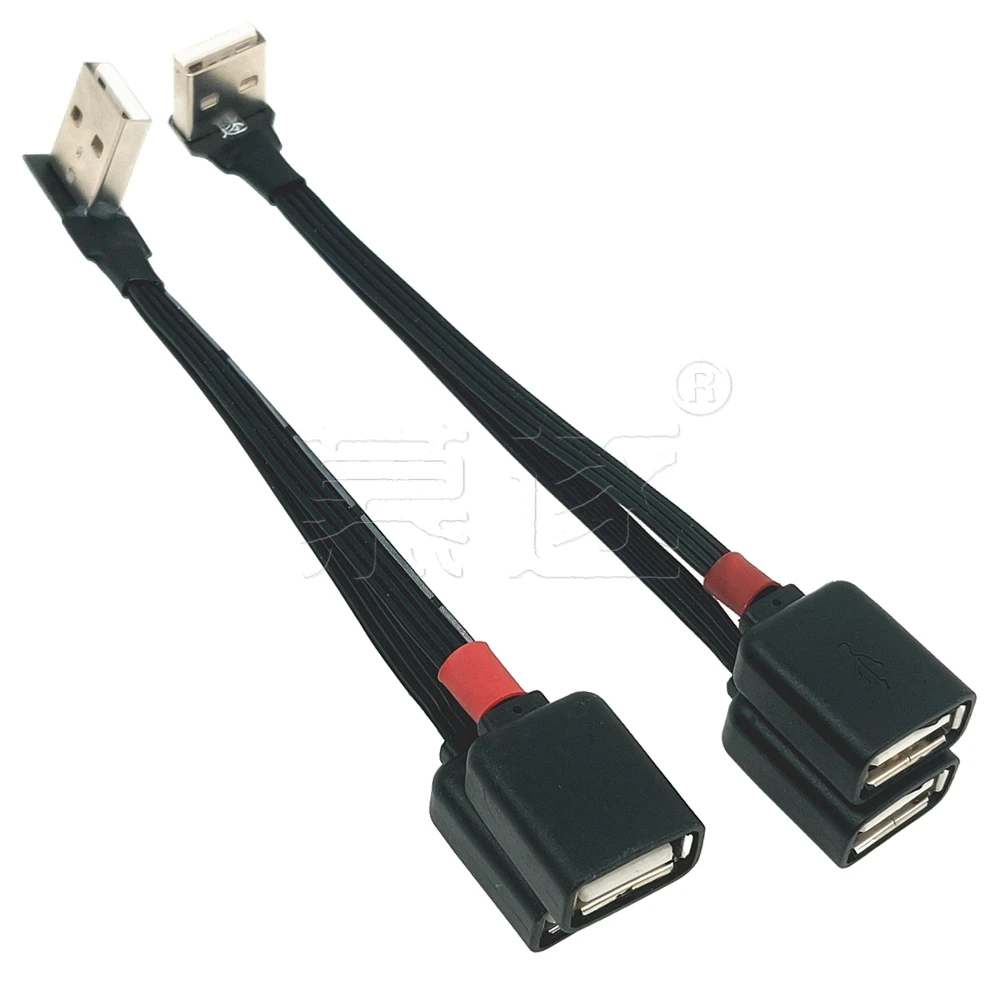 USB 2.0 A Male to Dual USB Female Y-Splitter Hub with Charging Power - Data and Power Extension Cable Description Image.This Product Can Be Found With The Tag Names Dual usb female power cable, Splitter 2 male female 1 usb 20, Usb splitter cable male 2 female adapter
