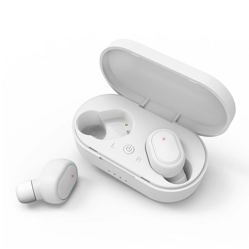 Белый Новинка Bluetooth 5,0 TWS наушники против Redmi Airdots беспроводные наушники микрофон IPX6 Водонепроницаемая гарнитура для IPhone Xiaomi huawei samsung - Цвет: Белый