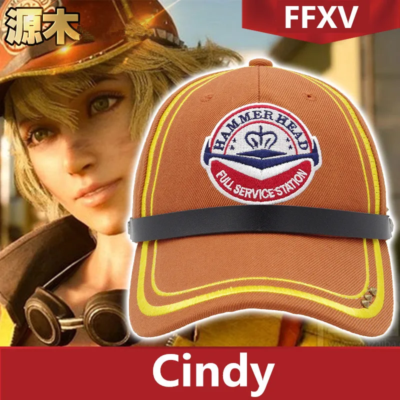 Игра Final Fantasy XV FFXV Синди Аурум голова молотка шляпы для косплея подростков бейсбольная кепка хлопок демонстрационная шляпа уличные праздничные колпаки регулируемые