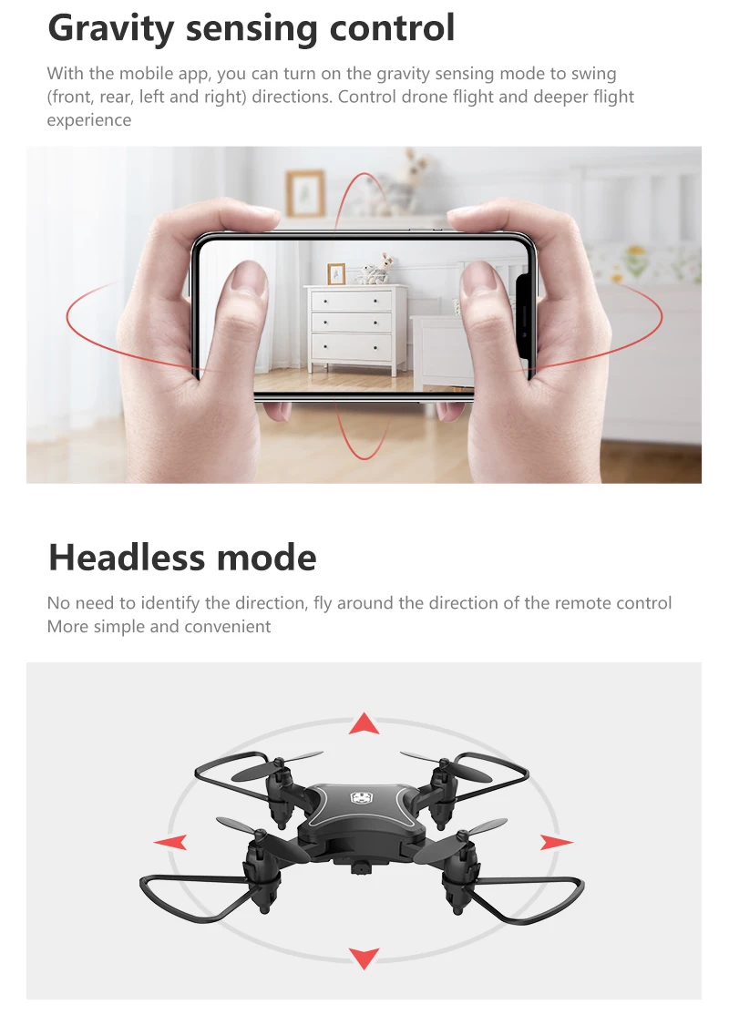 Мини-Дрон WiFi FPV камера 4K HD удержание высоты RC Дрон вертолет один ключ возврат складной мини-Квадрокоптер высокое качество Дрон