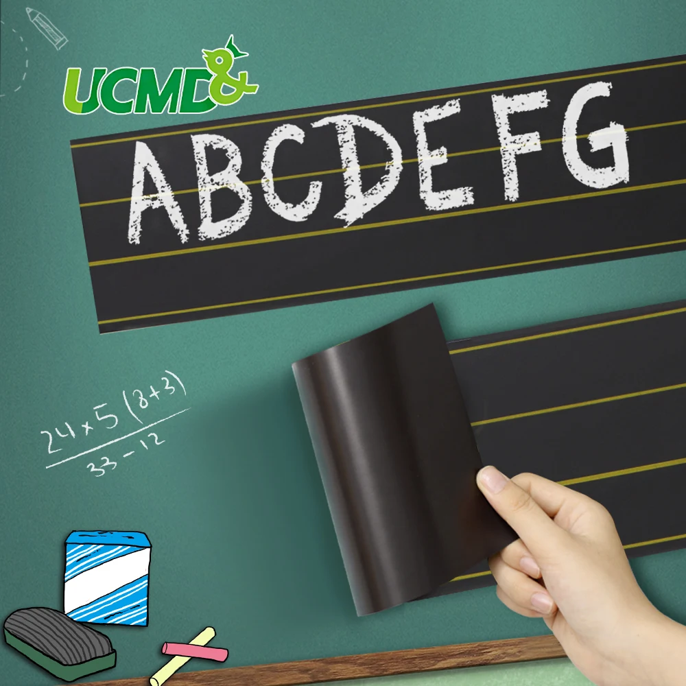 

Magnetic Blackboard Sticker Learning English Words Letters Spelling Alphabet Chalk Writing Children Early Educational Tool Toy
