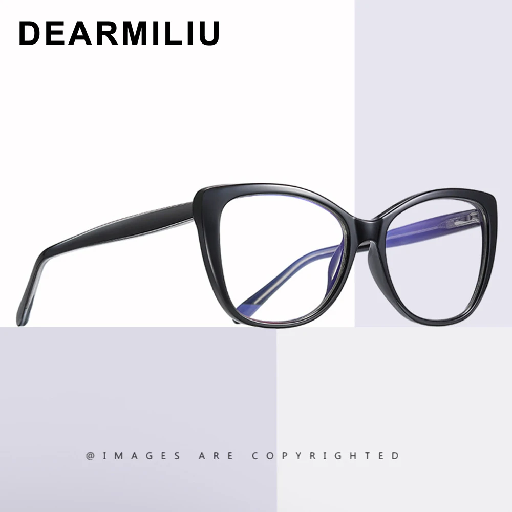 

DEARMILIU 2020 new ladies Blue light blocking glasses Classic flat mirror Reading computer Glasses oculos feminino 2005