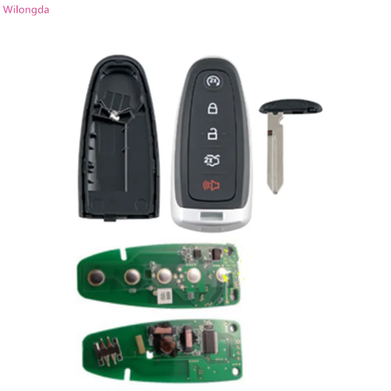 Wilongda без ключа Smart5 кнопки дистанционного ключа 434 МГц 315 PCF7953A для Ford Edge Побег исследовать экспедиция Focus Taurus ключи