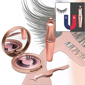 

Magnetic Eyelash Eyeliner Liquid False Eyelashes Tweezer Set Waterproof Natural Long Lasting Eyelash Extension Drop Shipping