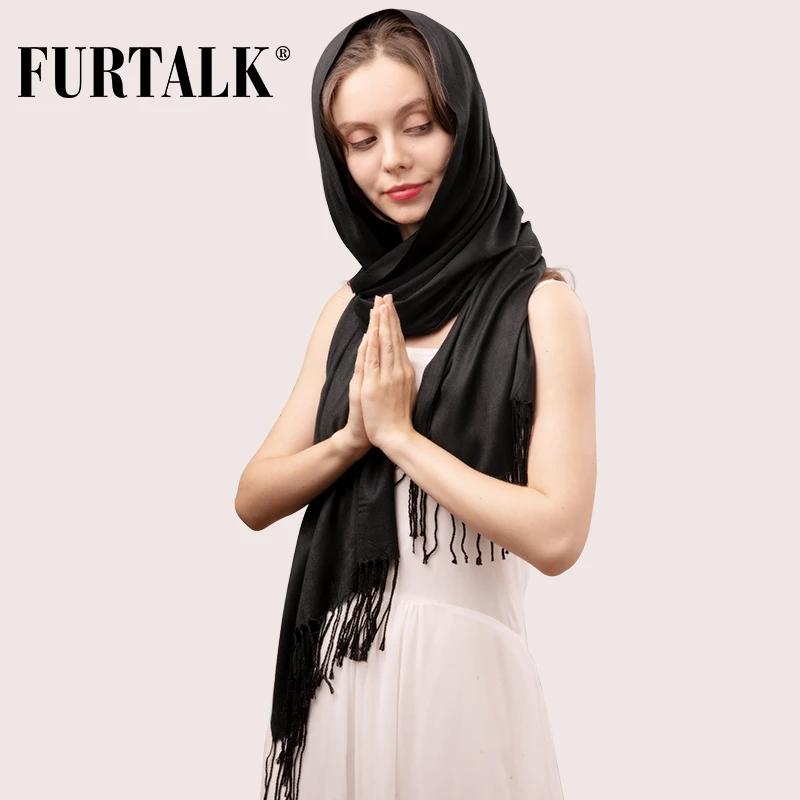 FURTALK хлопковый хиджаб шарф женский головной шарф шаль накидки мусульманский головной платок хиджаб платок femme головной шарф для женщин осень