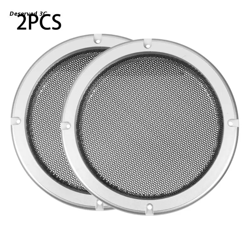 2PcsSpeakersCover234565810inchProtectiveMeshPlasticFrame.jpg