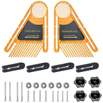 

2Pcs Reverse Engraving Machine Feather Boards with Parts and Accessories for Electric Circular Saw Bench Saws Woodworking Tools