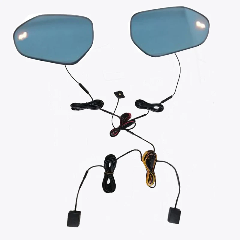 US $194.48 Car Goods Radar Detector Side Mirror LED Light Indicator Blind Spot Detection Assistant 77ghz 24ghz Sensor for Camry 2018 2020