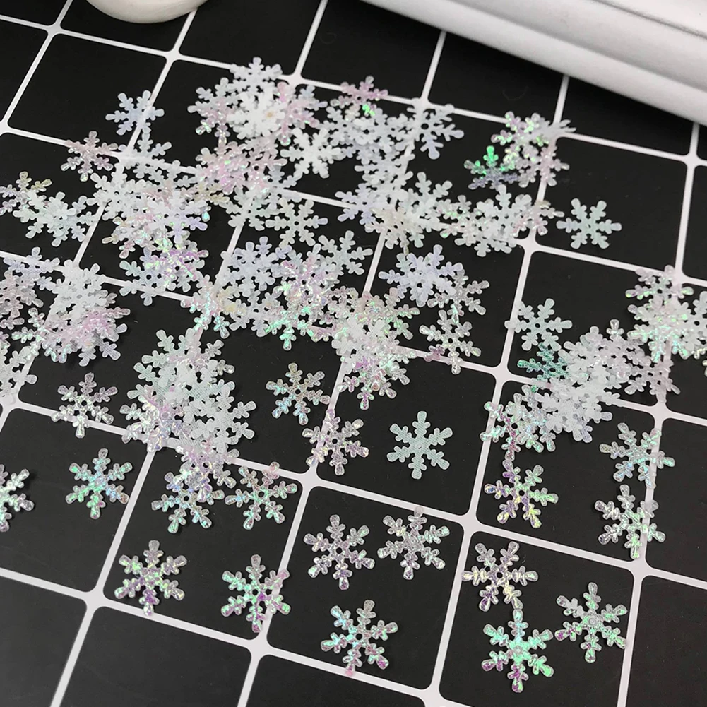 300 шт рождественские поддельные снежинки DIY Свадебные новогодние вечерние елки Декор окна Рождество Поддельные снежинки DIY Декор окна ремесла