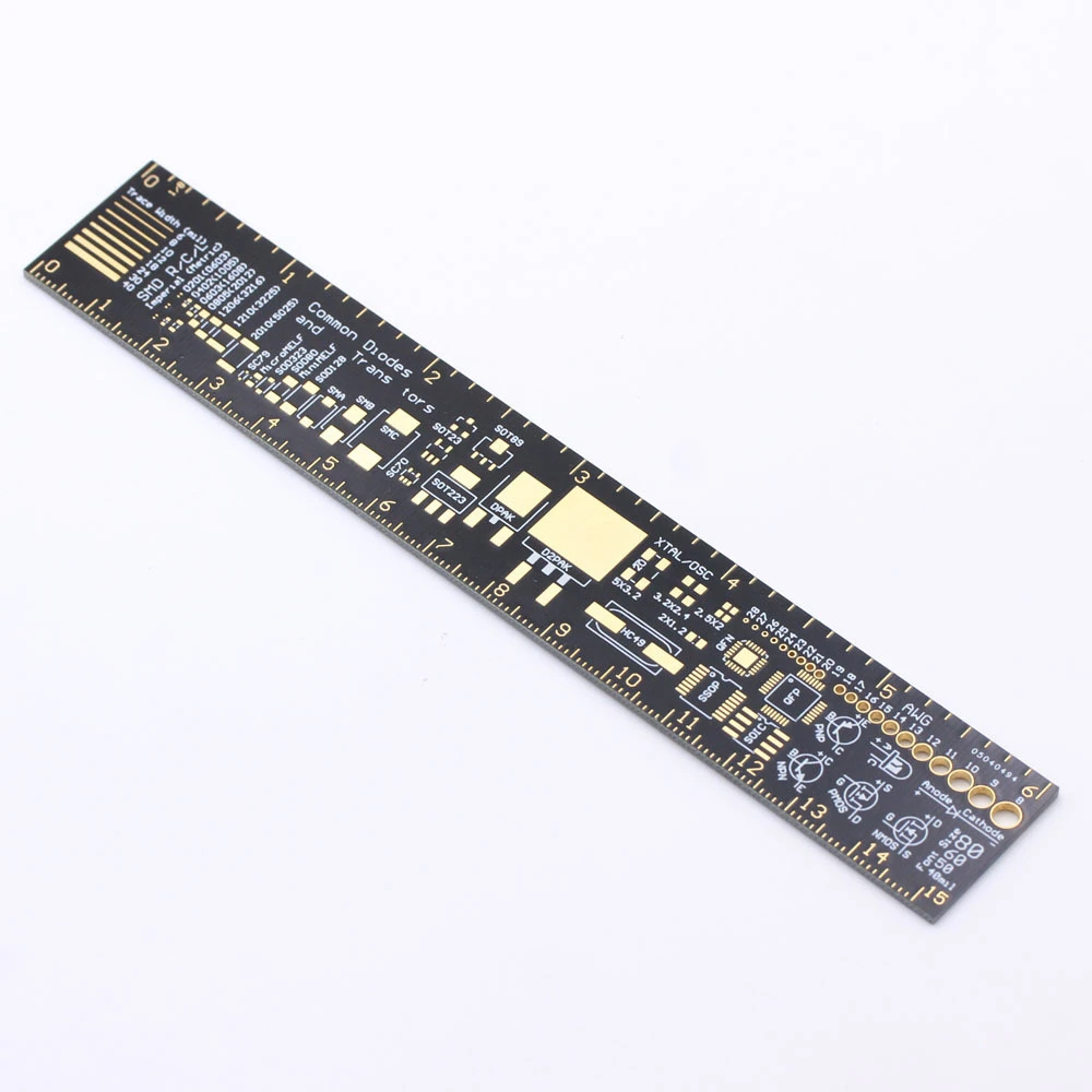 Measuring Tool 15cm 6 Inch Multifunctional PCB Ruler Resistor Capacitor Chip IC