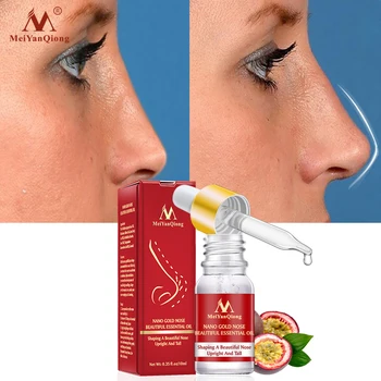 

MeiYanQiong Nano Gold Nose Beautiful Essential Oil Shaping A Beautiful Nose Upright And Tail Nourish The Nose Effectively 10mL