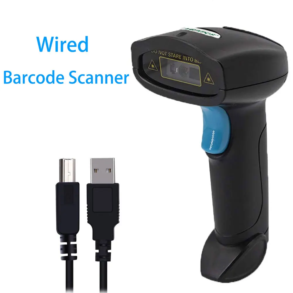 HBAPOS Handheld Scanner 1D 2D QR Wired Wireless Bluetooth Portable Scanners Automatic Suitable for Supermarket Retail Shop epson smart scan Scanners