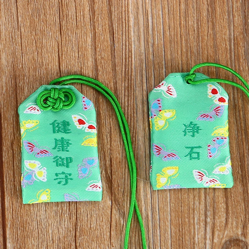 1pc 5.5*7CM Polyester Fabric Embroidered Sachet Japanese Style Defensive Silk and Satin Lucky Bag Amulet | Дом и сад