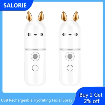 

Hydrating Facial Spray Ionic Facial Steamer USB Portable Nano Mist Sprayer Nano Hydrating Instrument Spraying Machine Skin Care