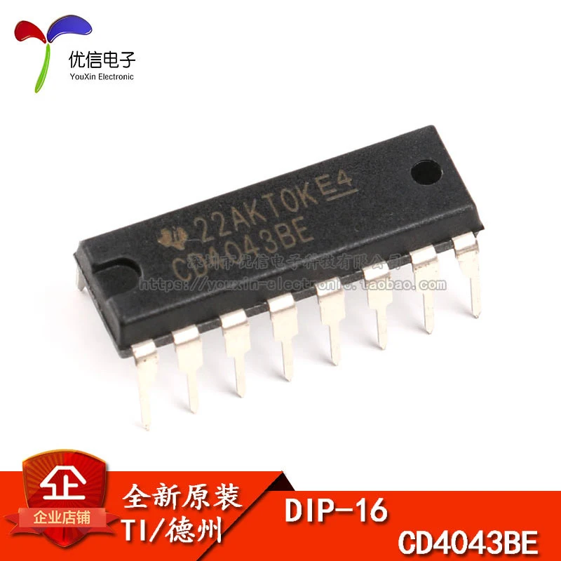 5piece CD4043BE DIP 16 CMOS|Performance Chips| - AliExpress