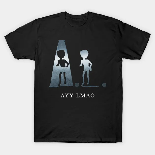 Мужская футболка A. L. AYY LMAO by matheussberant1 женская | одежда