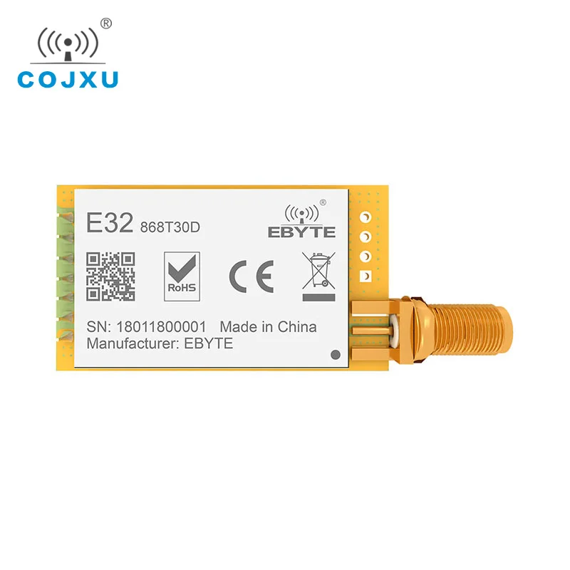 LoRa 868 МГц SX1276 30dBm TCXO UART ebyte E32 868T30D дальность 8000 м iot rf беспроводной передатчик и