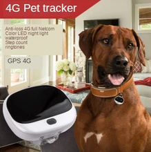 MINI localisateur d'animaux 4G RF V43 IP67Waterproof/comptage des pas/moniteur vocal GPS Tracker logiciel gratuit localisation veilleuse LED couleur 