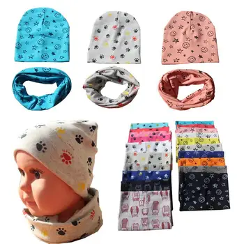 

50set Autumn Winter Crochet Baby Hat Girl Boy Cap Toddler Hat Scarf Collars