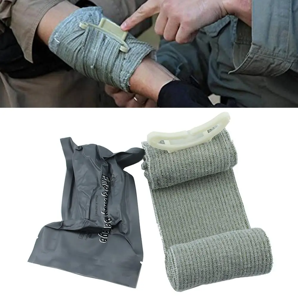 6 дюймов Открытый Портативный травматологический бандаж первой помощи медицинская высокая эластичность компрессионный бандаж аварийная травма бандаж