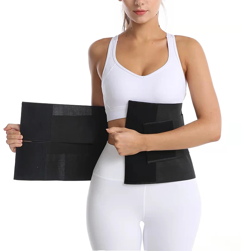 Faja de 3 Cinturones Women Compressive Sauna Waist Trainer Adjustable Tummy Reducing Belt Trimmer Back Supported Snatched Corset shapewear bodysuit