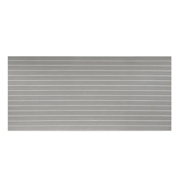 

Self-Adhesive 600 x 2400 x 60Mm Light Gray Plus White Edge Stripe Anti-Teak Boat Floor Piece Yacht Synthetic Teak Decorative Mat