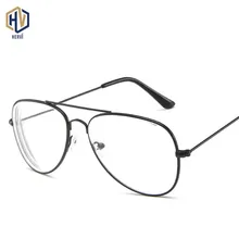 Модные очки для пилота близорукости для мужчин и женщин, металлические очки для чтения с двойным лучом, готовые изделия, очки для близорукости-1,0 до-4,0