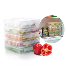 3 сетки холодильник контейнер для хранения продуктов с крышкой герметичный контейнер для свежего хранения продуктов