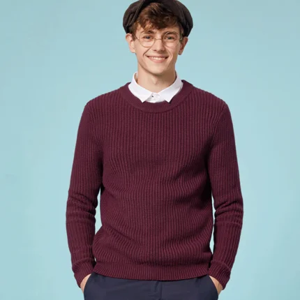 SEMIR осенне-зимний модный мужской свитер теплый толстый облегающий Мужской пуловер трендовый вязаный жаккардовый мужской свитер 10 цветов
