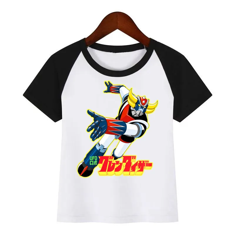 Новая детская летняя футболка с мультяшным мультипликационным принтом в японском стиле с героями мультфильмов; модная детская одежда; футболка; детская футболка с героями мультфильмов
