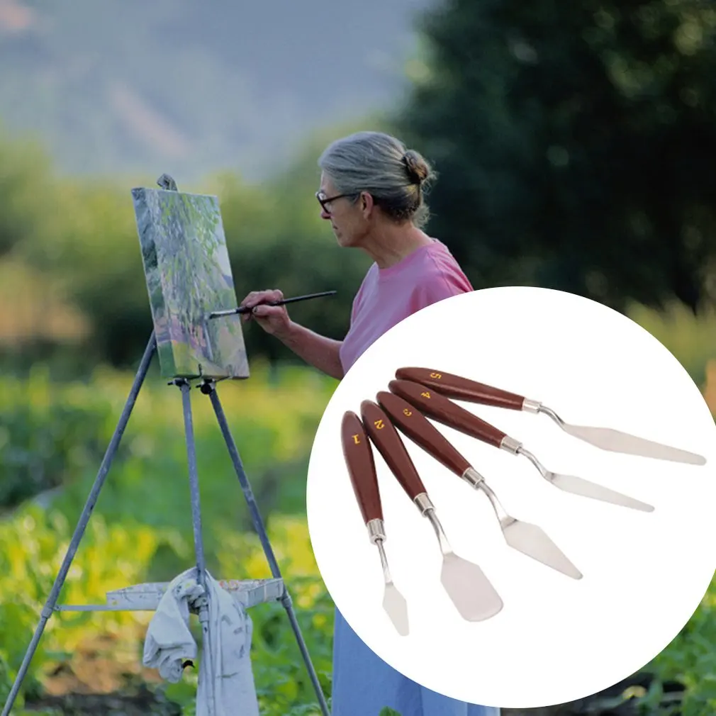 5 шт. лопатка скребок товары для рукоделия художника холст масляная краска