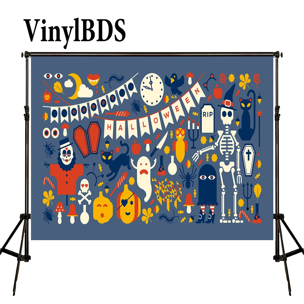 VinylBDS Декорации для хэллоуина хэллоуин ужасная Вечеринка фото фон новорожденных