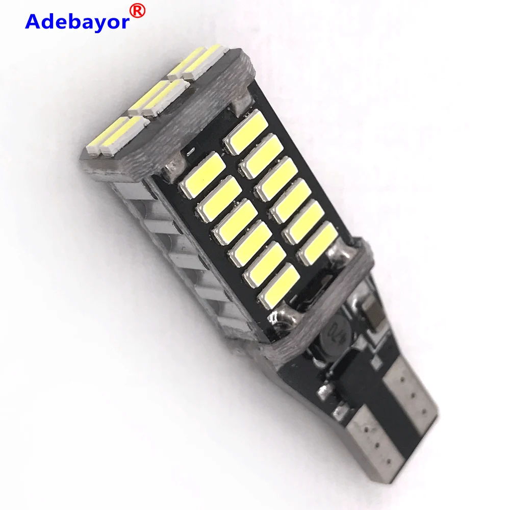 2 шт. Автомобильные светодиодные лампы T15 W16W 921 912 30 SMD 4014 12 В|Сигнальная лампа| |