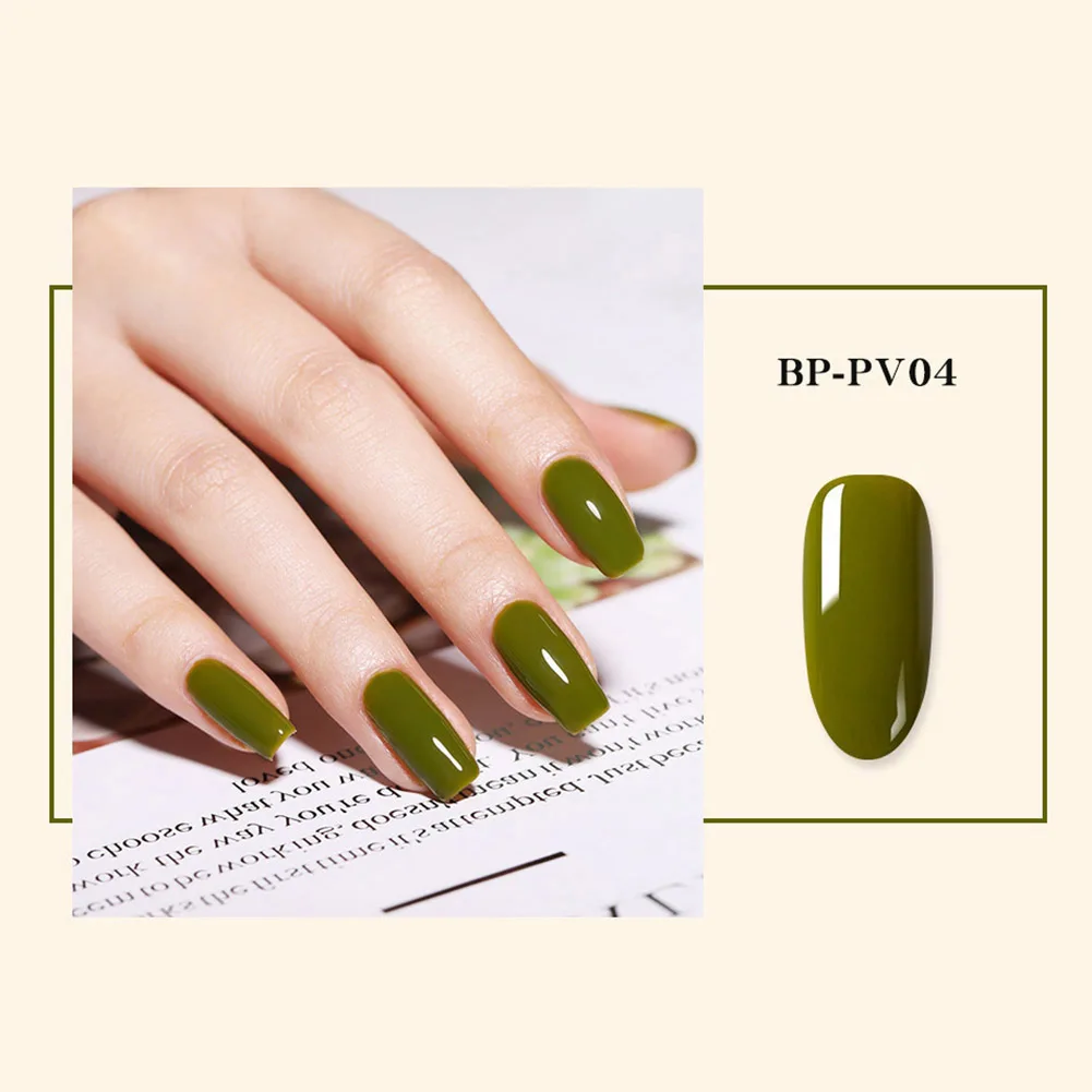 BORN PRETTY soak off базовый гель верхнее покрытие гель лак для ногтей гель лак 6 мл оливковый зеленый серия фототерапия лак для ногтей