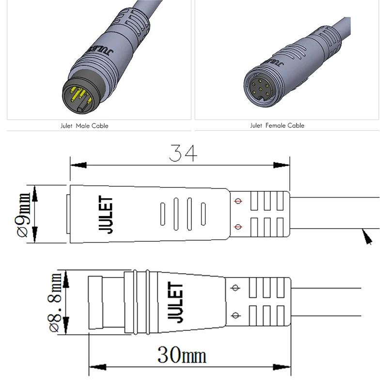 ebike extention wire