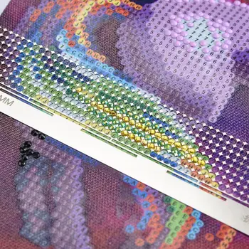 

round drill Diamond Painting Tools Mesh Ruler Square Drill Drawing Ruler Diamond Embroidery accessory