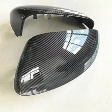 Крышка зеркала заднего вида из углеродного волокна для VW Tiguan Sharan для Skoda Yeti корпус бокового зеркала