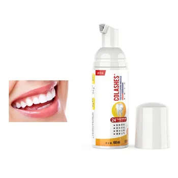 

Teeth Whitening Cleaning Mousse Dental Oral Hygiene Fresh Removal Bad Breath Plaque Stains Foam Effective Mouth Care 60ml Y1