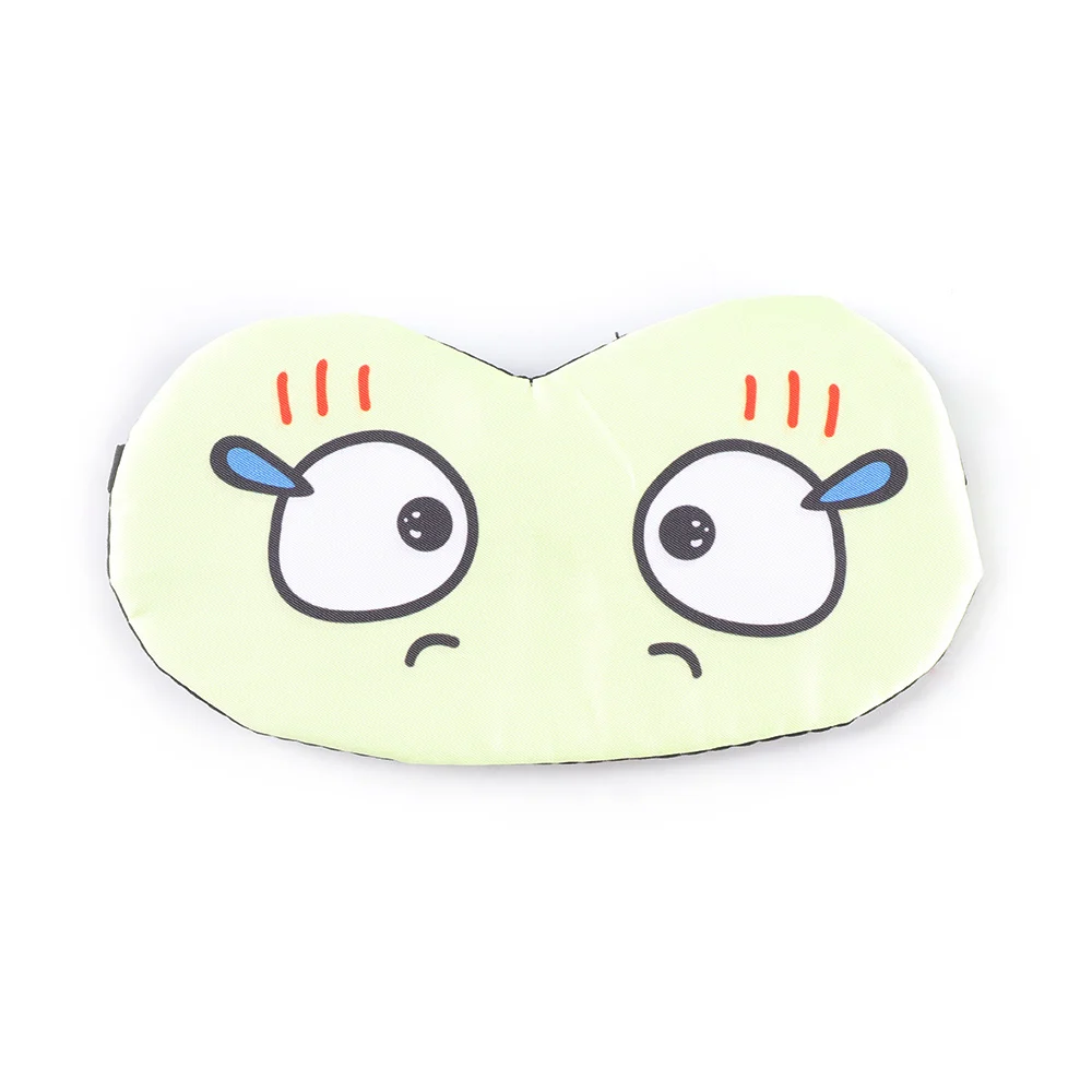 1Pc Cartoon Cute 3D Blackout Sleeping Eye Masks Soft Padded Shade Cover Rest Travel Relax Breathable Blindfold Nap Aid Eye Patch - Цвет: 04