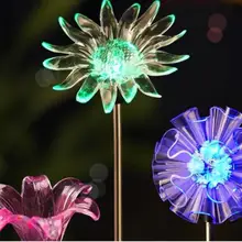 Перекрестная граница для Amazon Горячая Солнечная вставка на солнечный свет для газона светодиодный фонарь солнечный садовый светильник